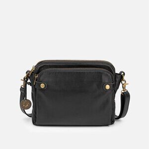 Minooy Bali Three-Layer Leather Crossbody Bag